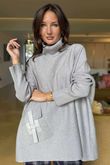 Balmoral Cargo Pocket Knit Jumper Grey /12 =